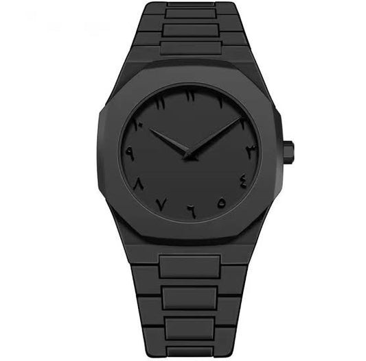 BLACK AURA ARABIC WATCH ( HIGH QUALITY )
