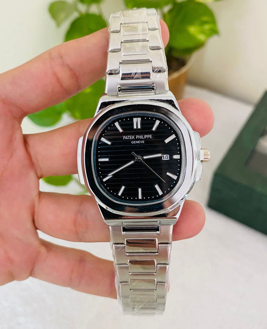 PATEK PHILIPPE GENEVE STAINLESS STEEL